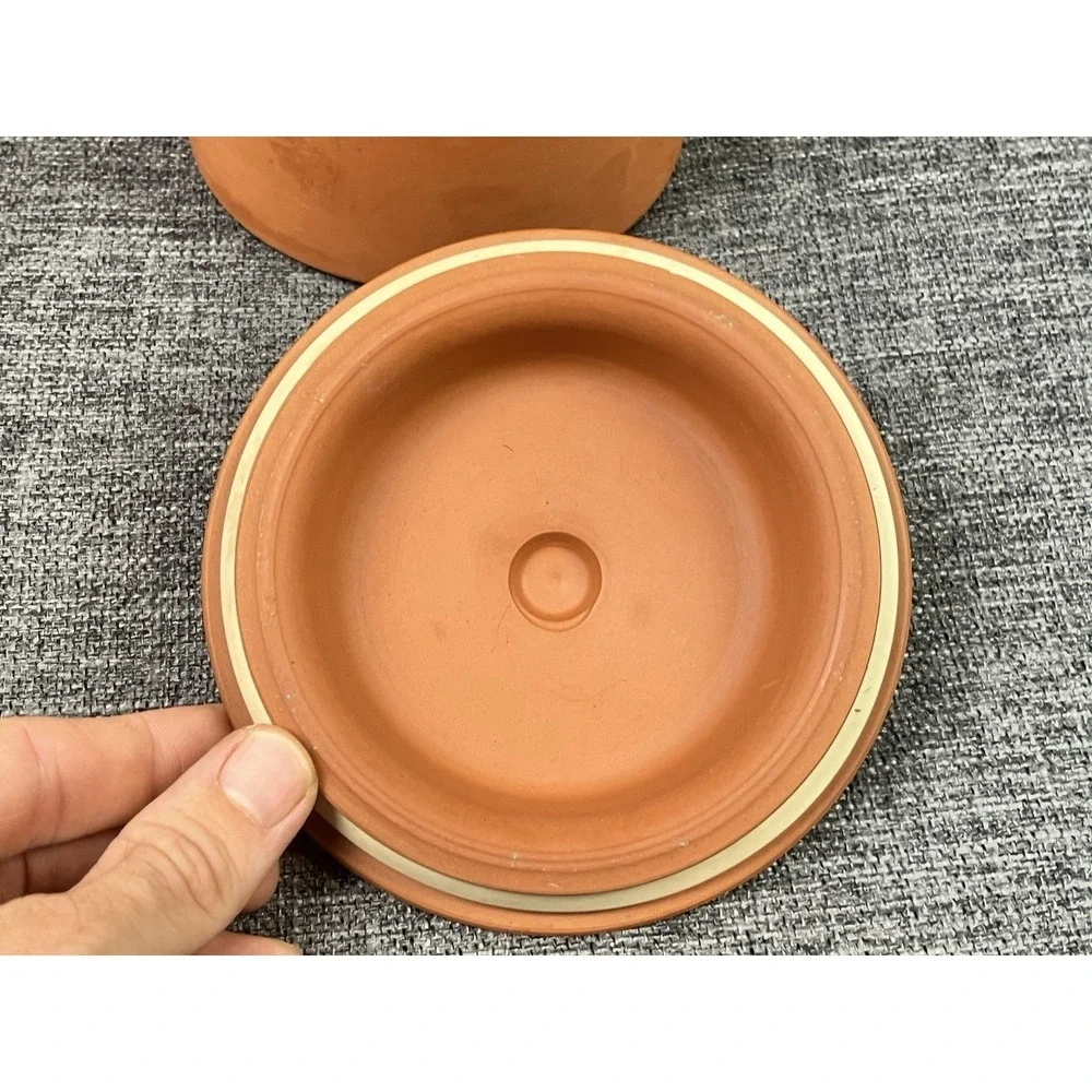 The Original Suffolk Canister BISCUITS Henry Watson Pottery Terracotta Kitchen